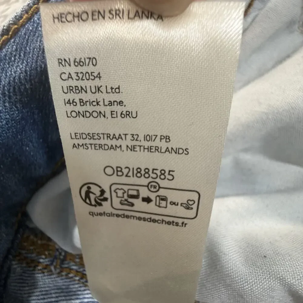 Anthropologie The Kenna High Rise Heritage Barrel Jeans w Hearts by Pilcro Sz 31 - Picture 11 of 15